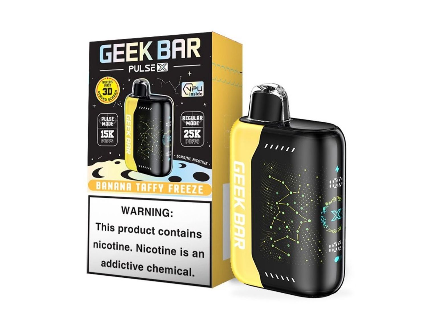 Banana Taffy Freeze GeekBar Pulse X